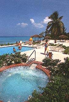 pool and jacuzzi